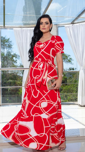 Vestido Elena - Vermelho