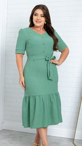 Vestido Jasmim - Verde