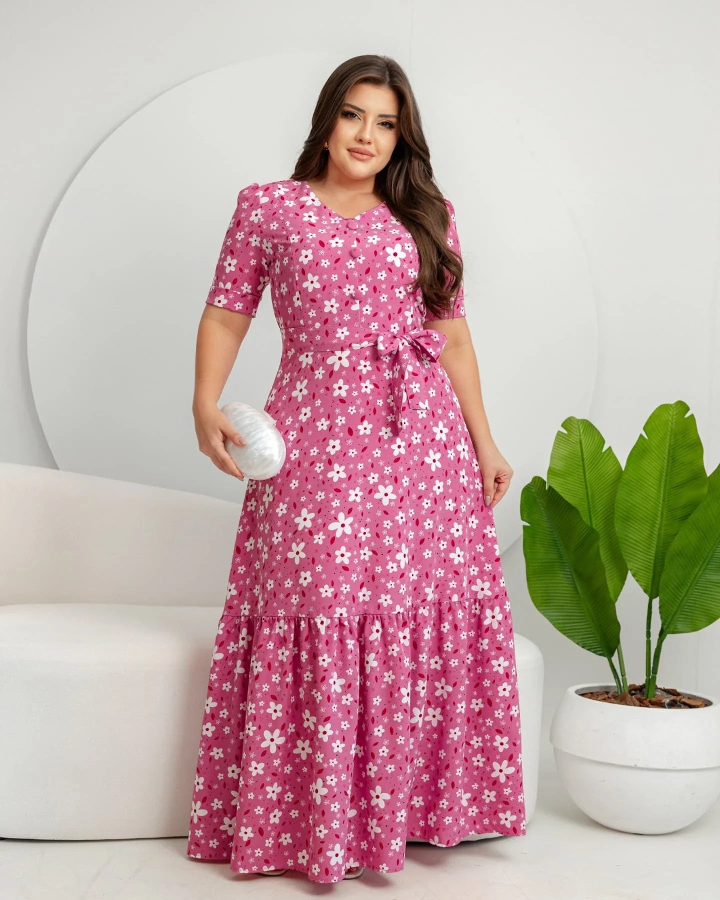 Vestido Laís  - Rosa Floral