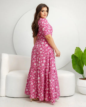 Vestido Laís  - Rosa Floral