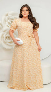 Vestido Lari - Amarelo Pastel