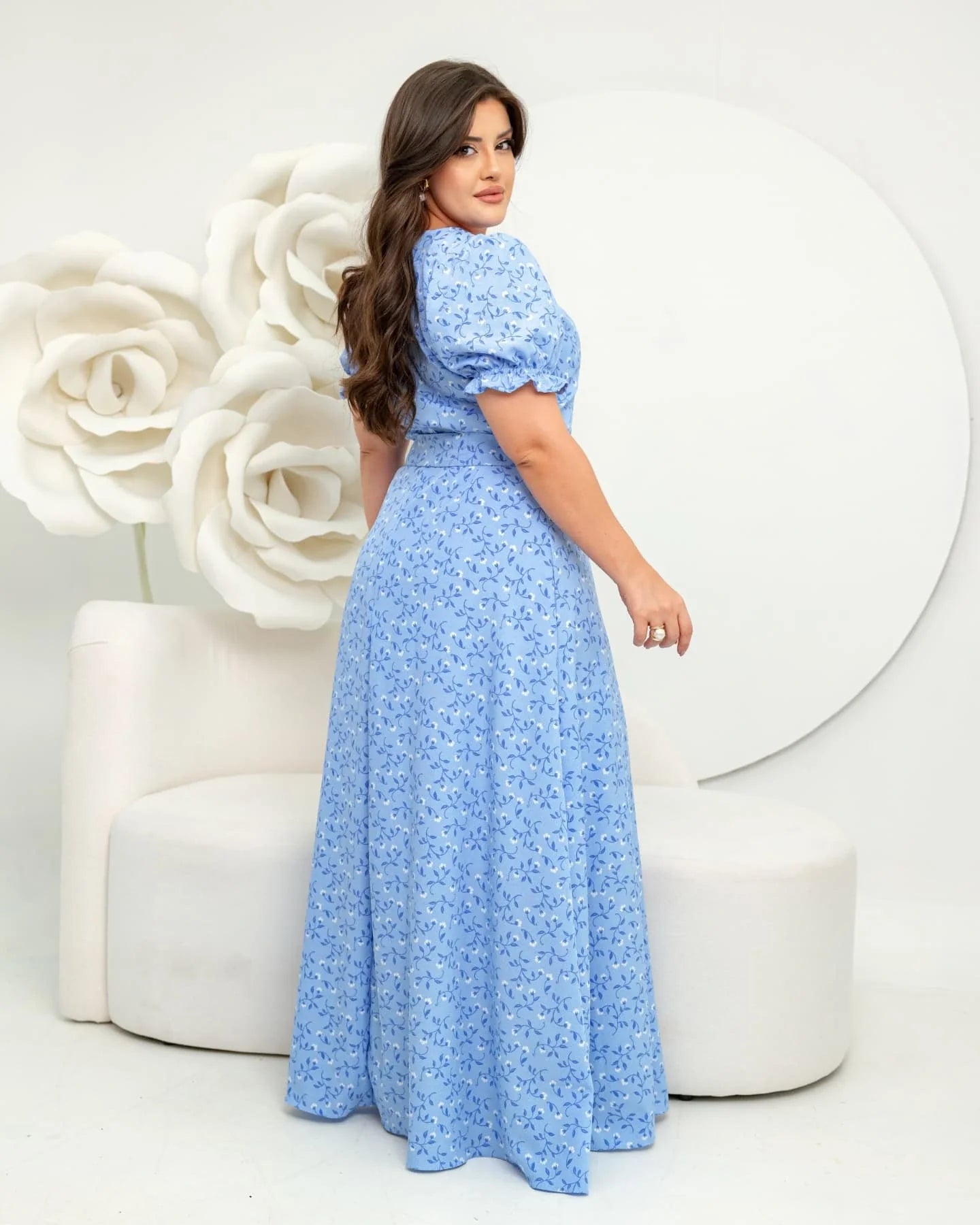 Vestido Lari - Azul Claro