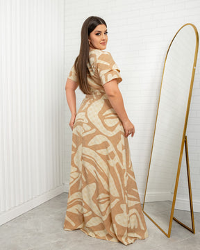 Vestido Lari - Bege