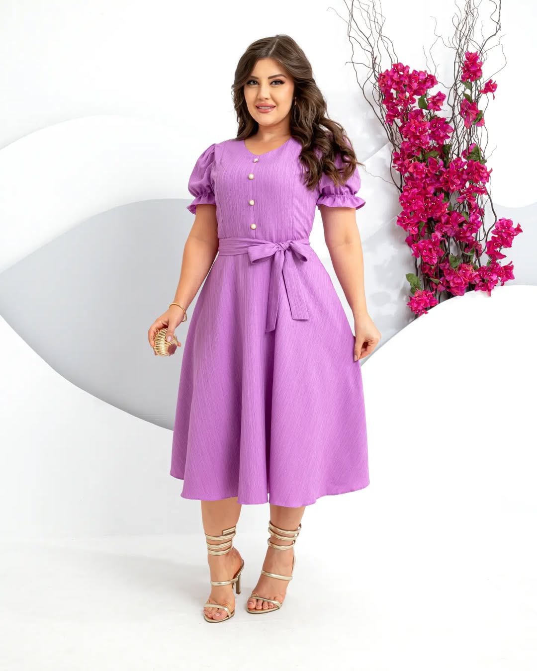 Vestido Lorena - Lilás