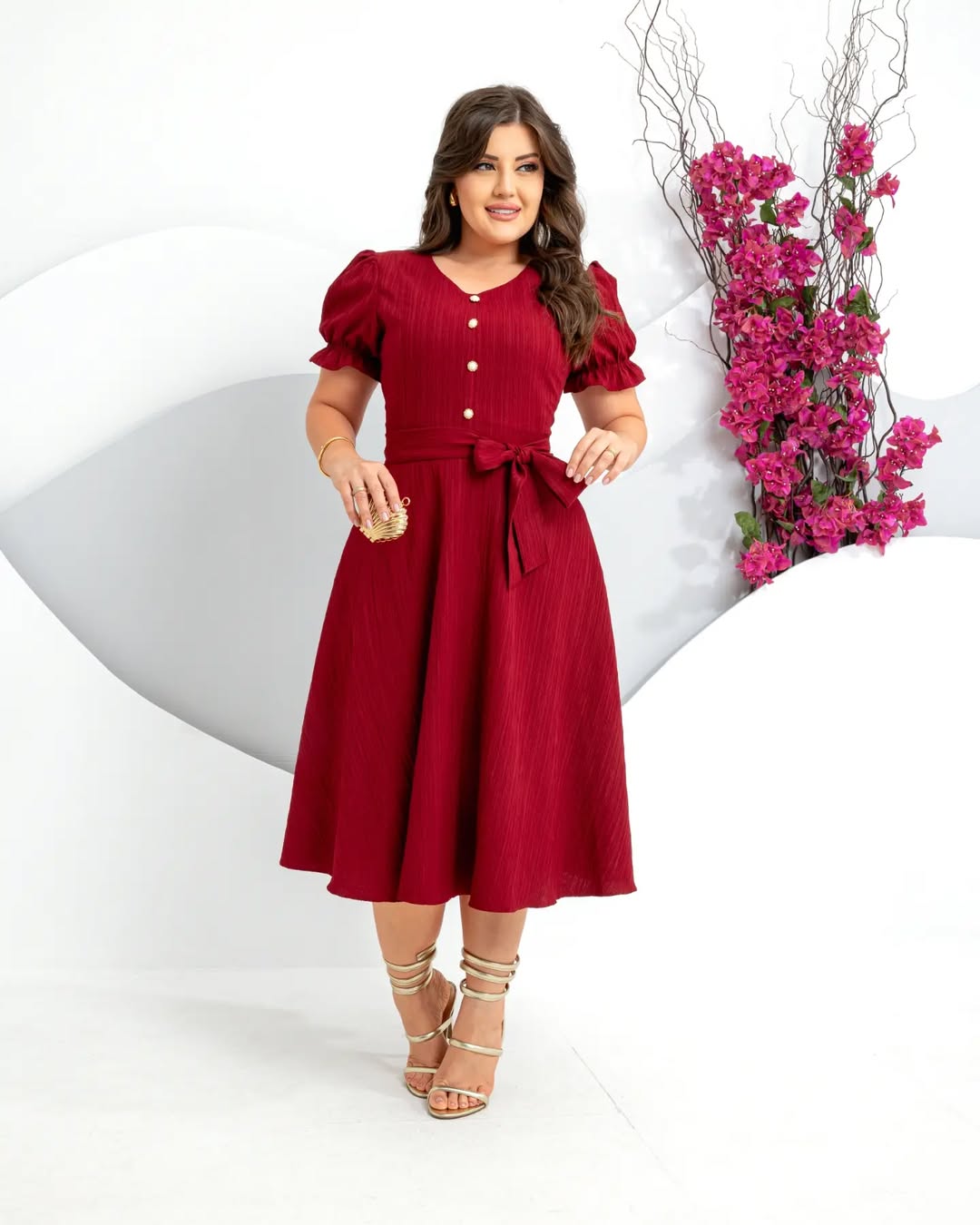 Vestido Lorena - Vermelho