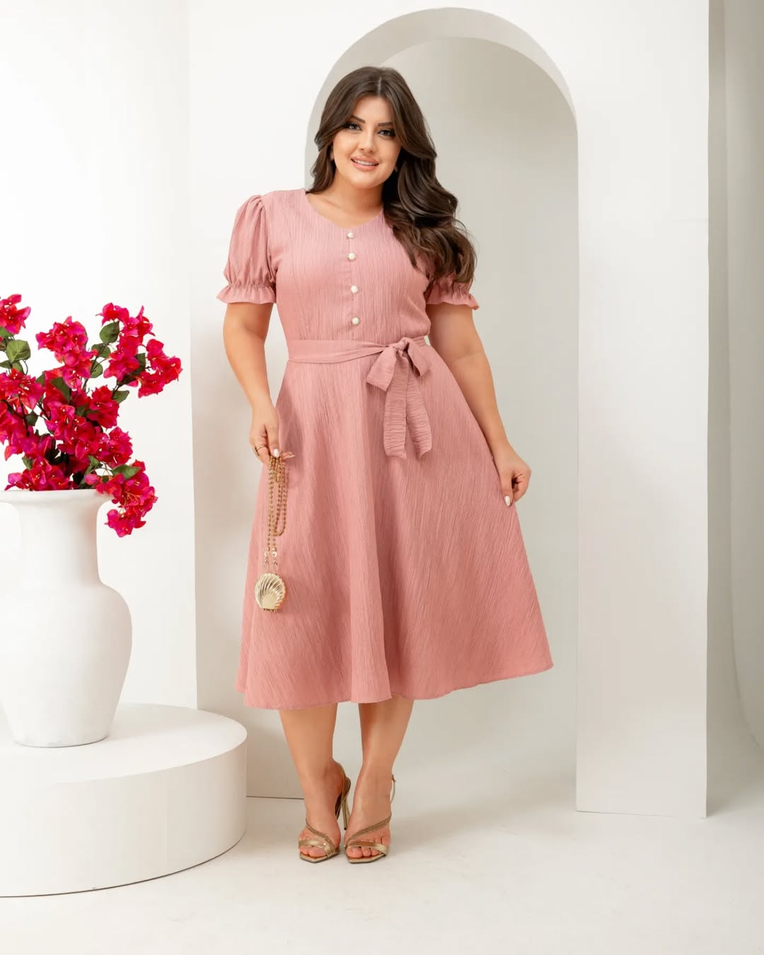 Vestido Lorena - Rosé