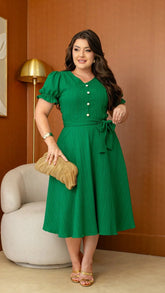 Vestido Lorena - Verde Esmeralda