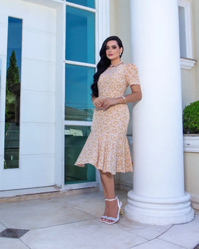Vestido Maisa - Bege Floral