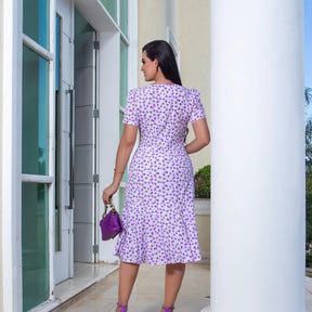 Vestido Maisa - Lilás Floral