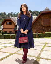 Vestido Paola - Azul