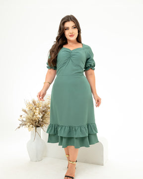 Vestido Rafaela - Verde Musgo