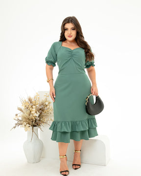 Vestido Rafaela - Verde Musgo